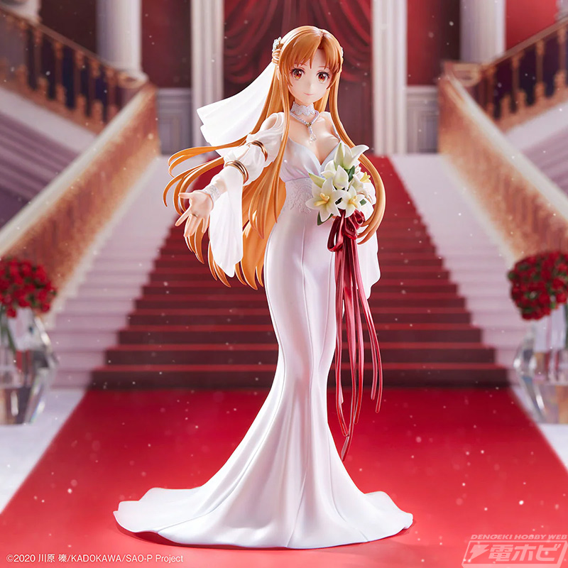 マーメイドラインが美しい！『SAO』ウェディングドレス姿のアスナが1/7