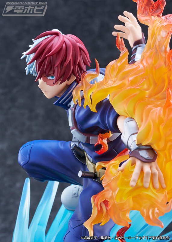 僕のヒーローアカデミア』轟焦凍がフィギュア化！“個性”「半冷半燃」の