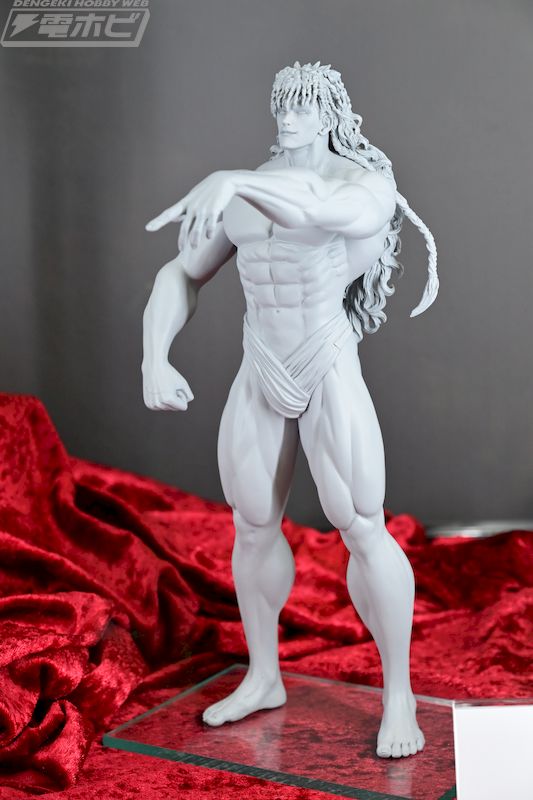 北斗の拳』マミヤとユダの原型を展示！ラオウやサウザーの大型モデルに