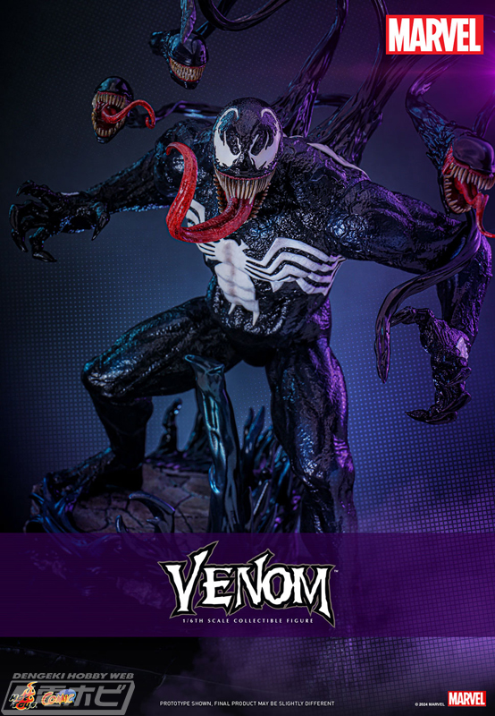 マーベル・コミックの『ヴェノム』が1/6スケールの可動フィギュアと