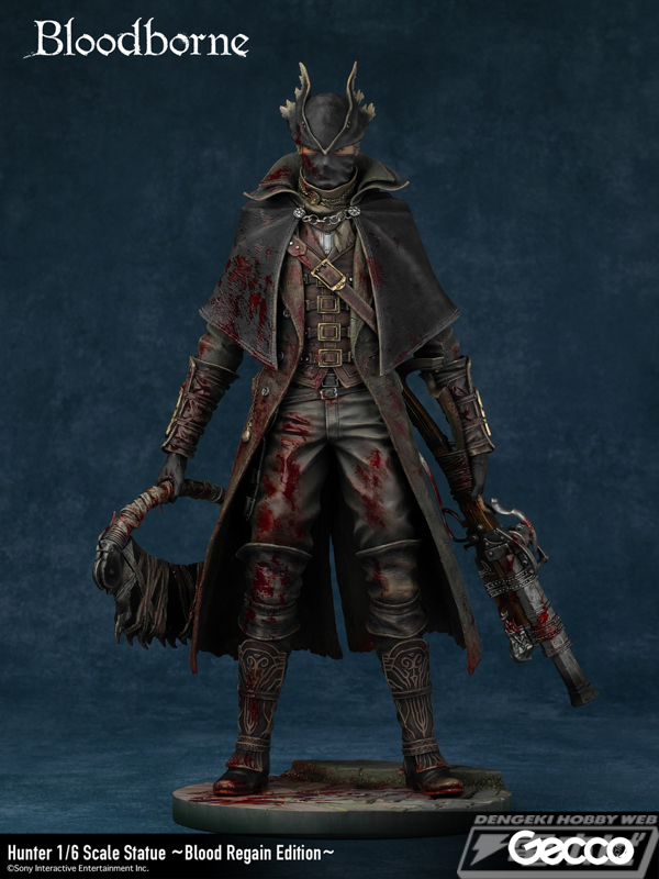 Geccoの『Bloodborne』狩人（ハンター）1/6スケールスタチューが「死闘