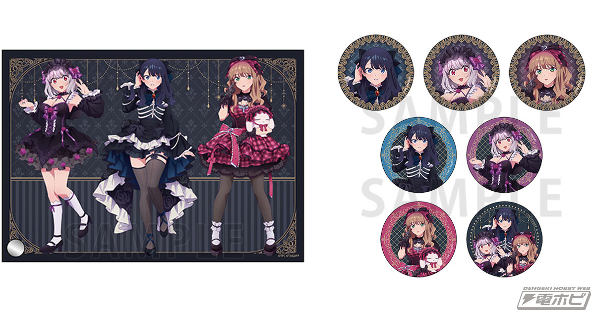 ゴスロリ衣装の六花、アカネ、夢芽を描き下ろし！『グリッドマン