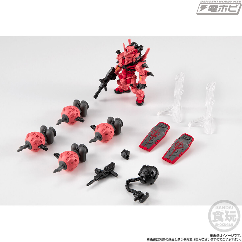 シャア搭乗時の武装も再現！『ガンダム ジークアクス』赤いガンダムが