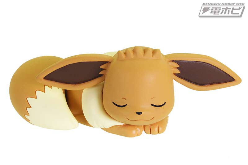 ポケモンたちが仲良くスヤスヤ。カプセルフィギュア「おやすみフレンズ