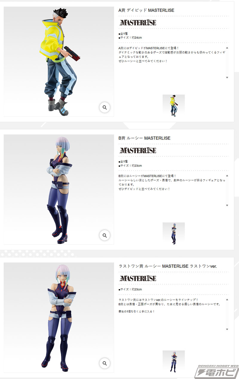 一番くじ サイバーパンク エッジランナーズ A賞 ラストワン賞