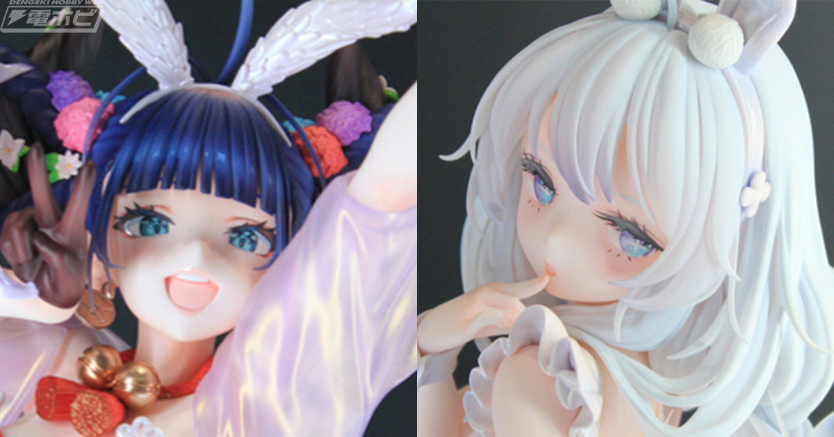 アズールレーン』葛城、ル・マランのフィギュアが展示！【メガホビ