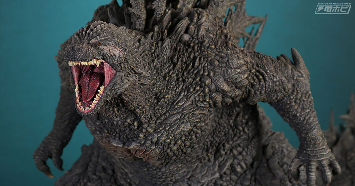 ゴジラ-1.0』全身の複雑なディテールを余すことなく造形されたゴジラ