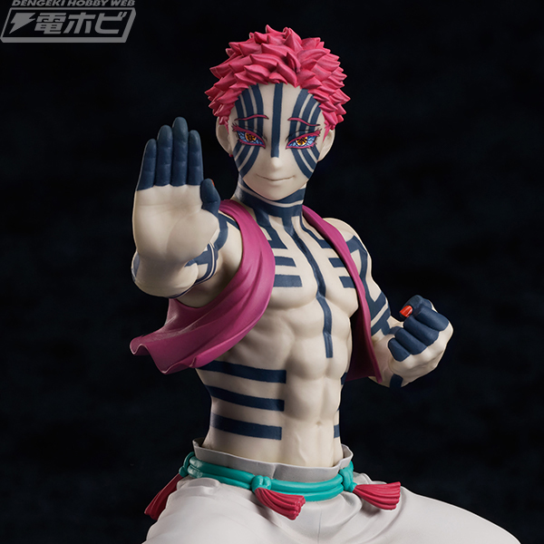 鬼滅の刃』猗窩座の1/8スケールフィギュアが再登場！「強さ」の求道者