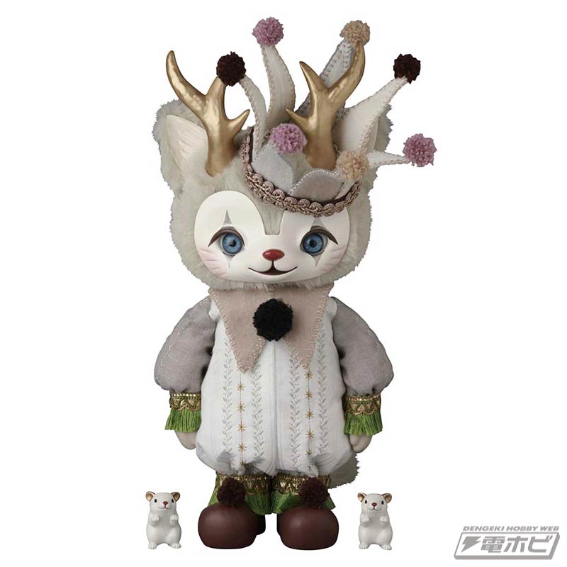 角が生えた猫のキャラクター「MORRIS」のプロップモデルが「MEDICOM