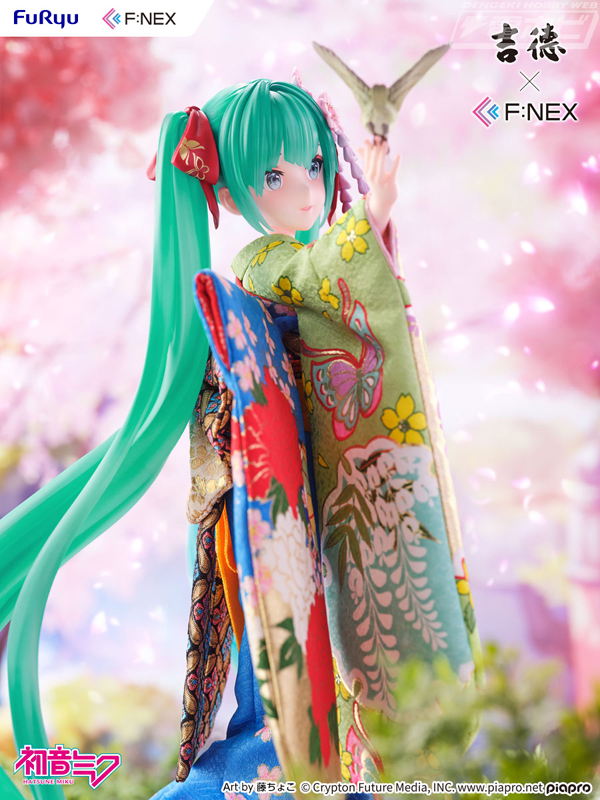 吉徳×F:NEX「日本人形フィギュア」第9弾の初音ミクが再登場