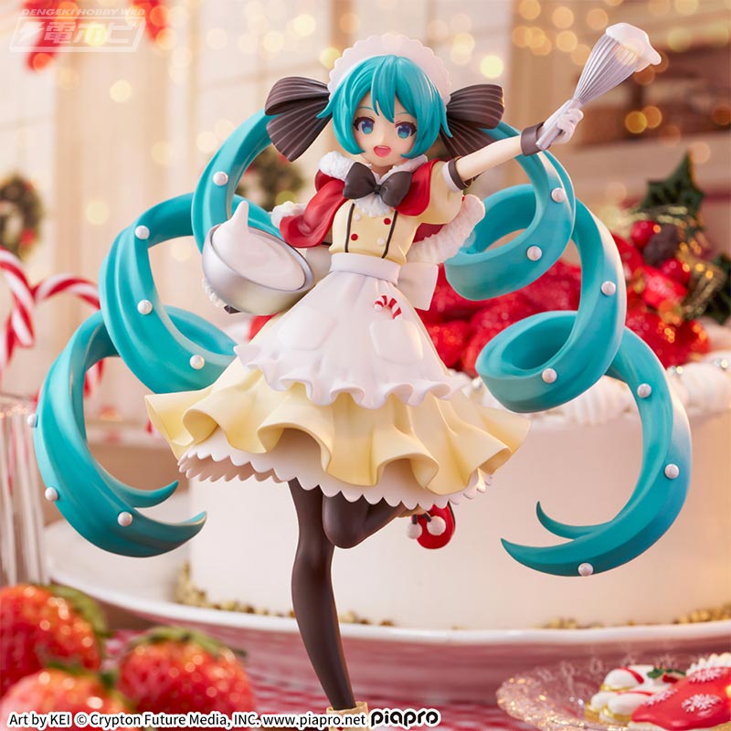 今年もサンタ衣装の「初音ミク」フィギュアがセガプライズに降臨！KEI