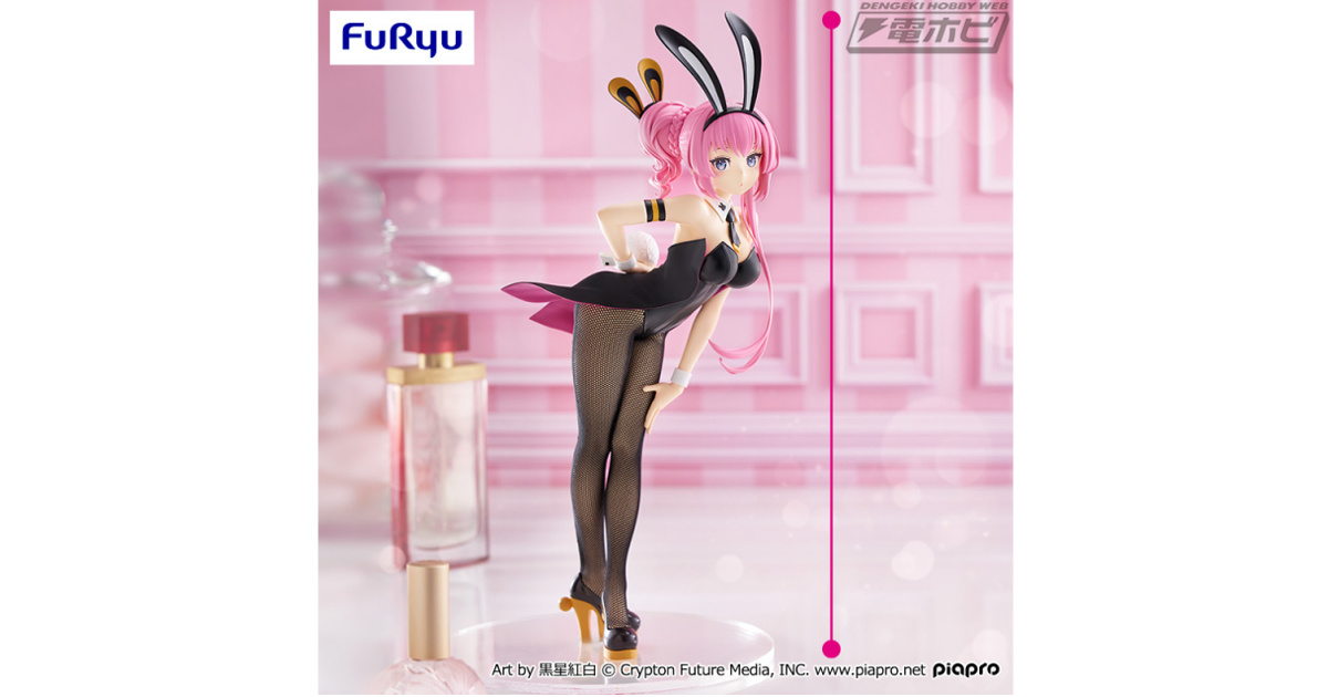 ピンクの髪と落ち着いた雰囲気が魅力のボーカロイド「巡音ルカ」が上品