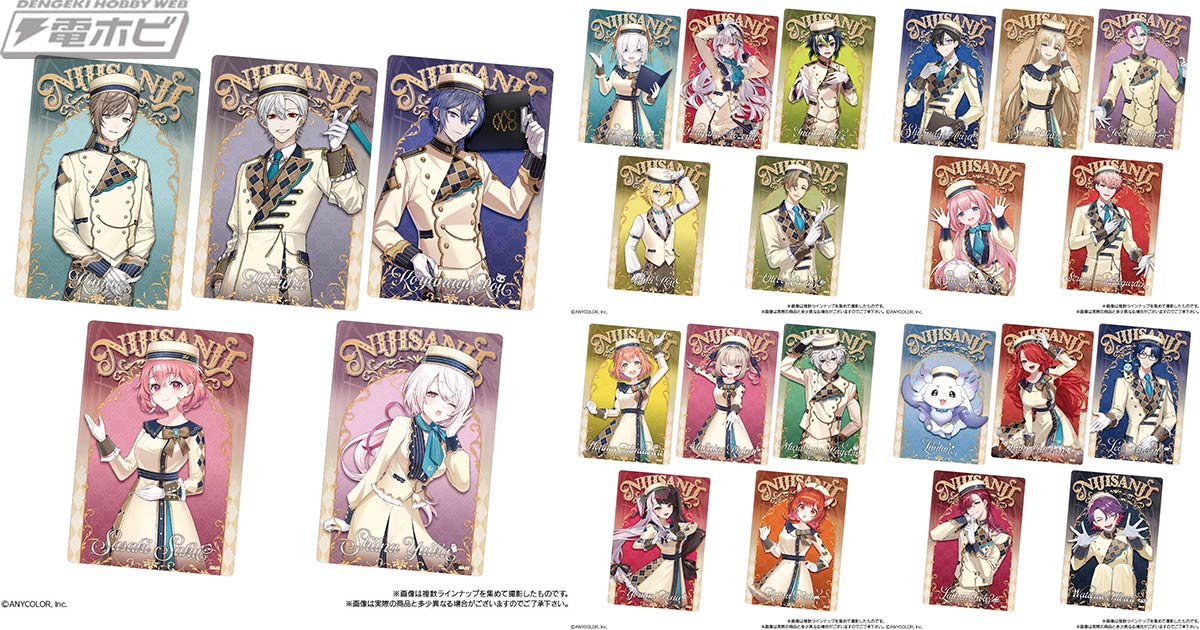 スイートなお菓子をイメージしたコンシェルジュ衣装姿のライバーたちを