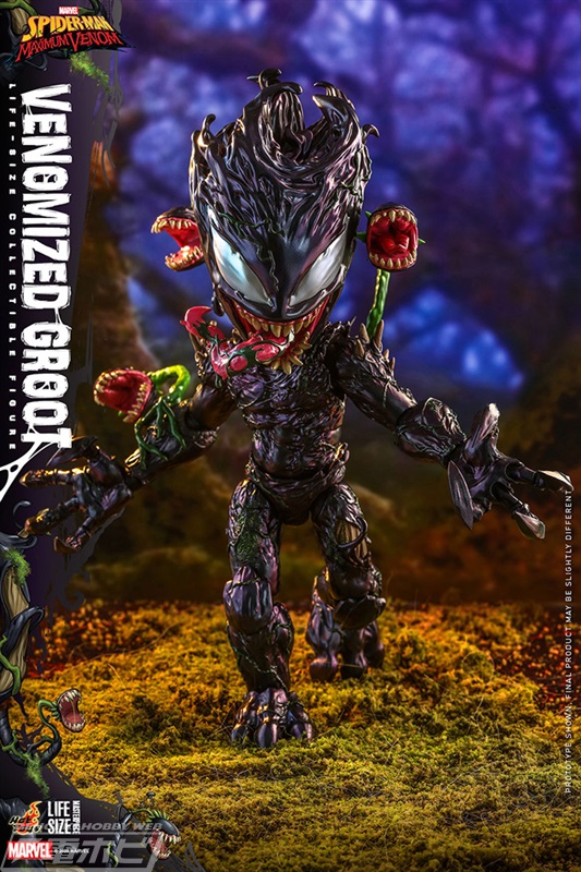 ヴェノム化したおぞましい姿のグルートが実物大でフィギュア化