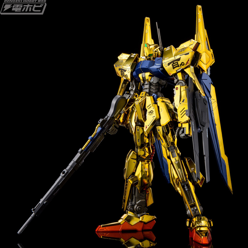 漆黒の百式が黄金に輝く百式へ進化を遂げる！『ガンダムビルド