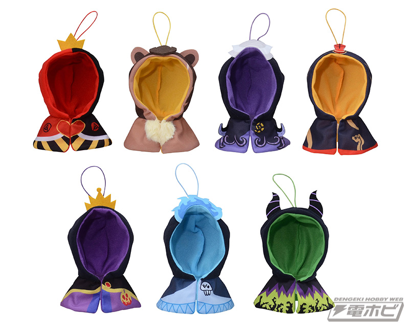 ディズニー「ヴィランズ」のモチーフアイテムでぬいぐるみをドレス