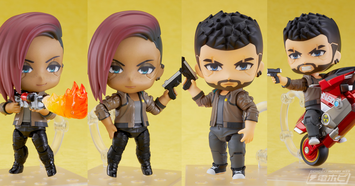 サイバーパンク2077』主人公の「V」がねんどろいどでフィギュア化