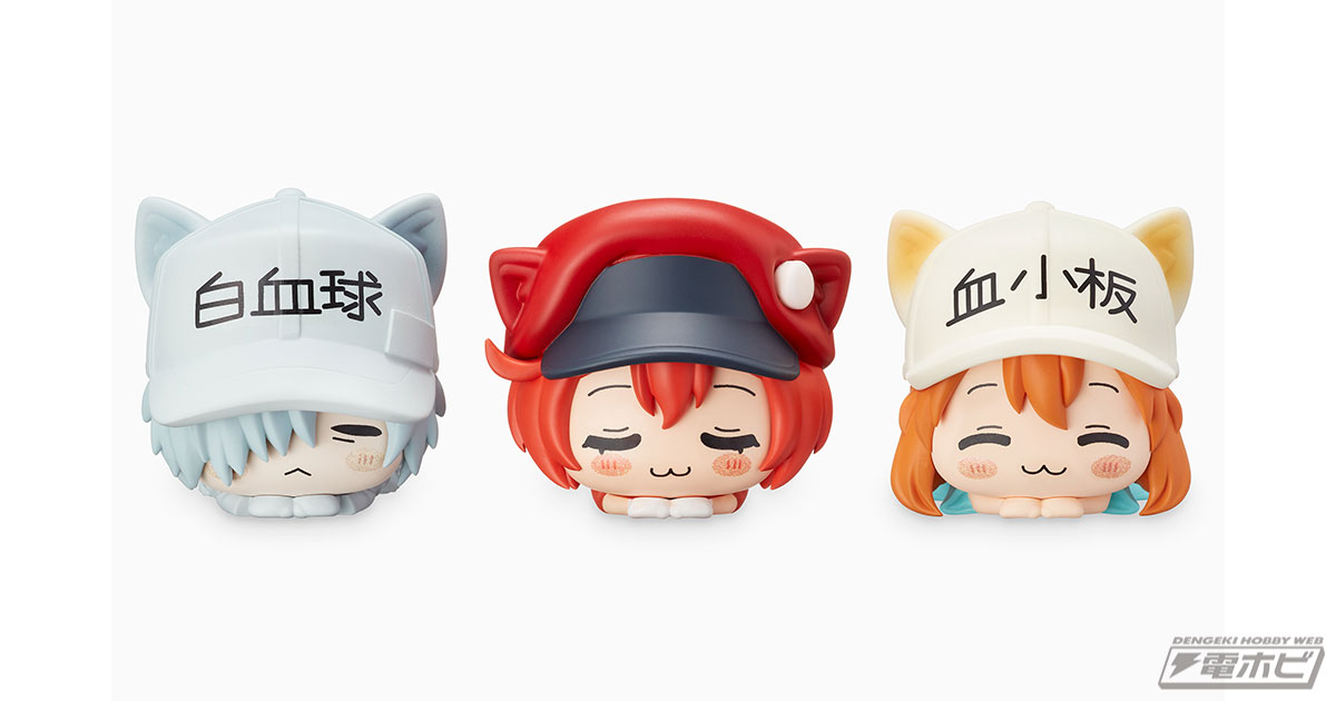 はたらく細胞』の「赤血球」と「白血球（好中球）」、「血小板」が「お