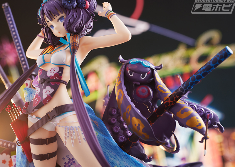 Fate/Grand Order』葛飾北斎が豪華絢爛な反物を身にまとい、水着姿で