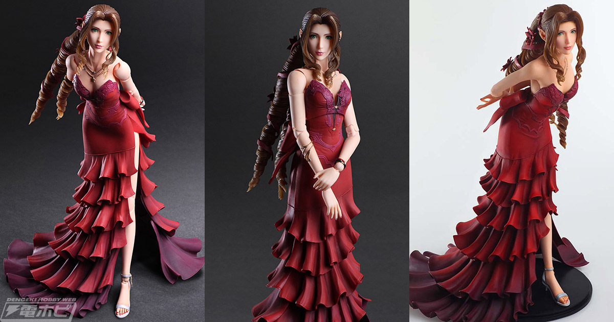 ファイナルファンタジーVII リメイク』エアリスがゴージャスな赤い