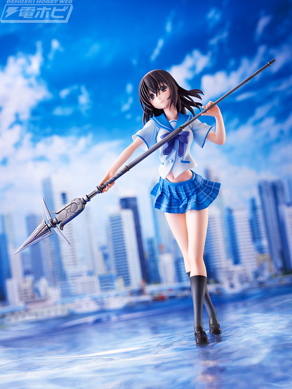 ストライク・ザ・ブラッド』姫柊雪菜が雪霞狼を構え、ウェーブから