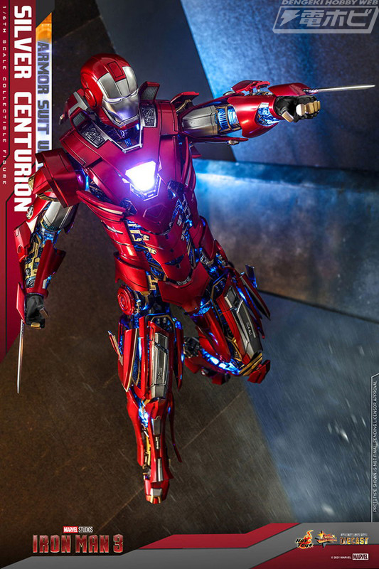 アイアンマン3 マーク33 シルバーセンチュリオン アクションフィギュア
