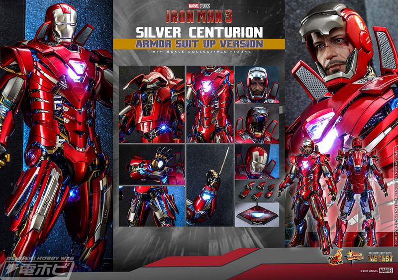 アイアンマン3』マーク33「シルバー・センチュリオン」を身にまとう