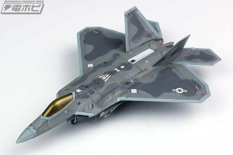 米軍最強の戦闘機「F-22ラプター」が1/144スケールキットとなって