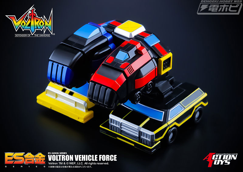 海外アニメ「ボルトロン ビークルフォース」がデフォルメ可動モデル