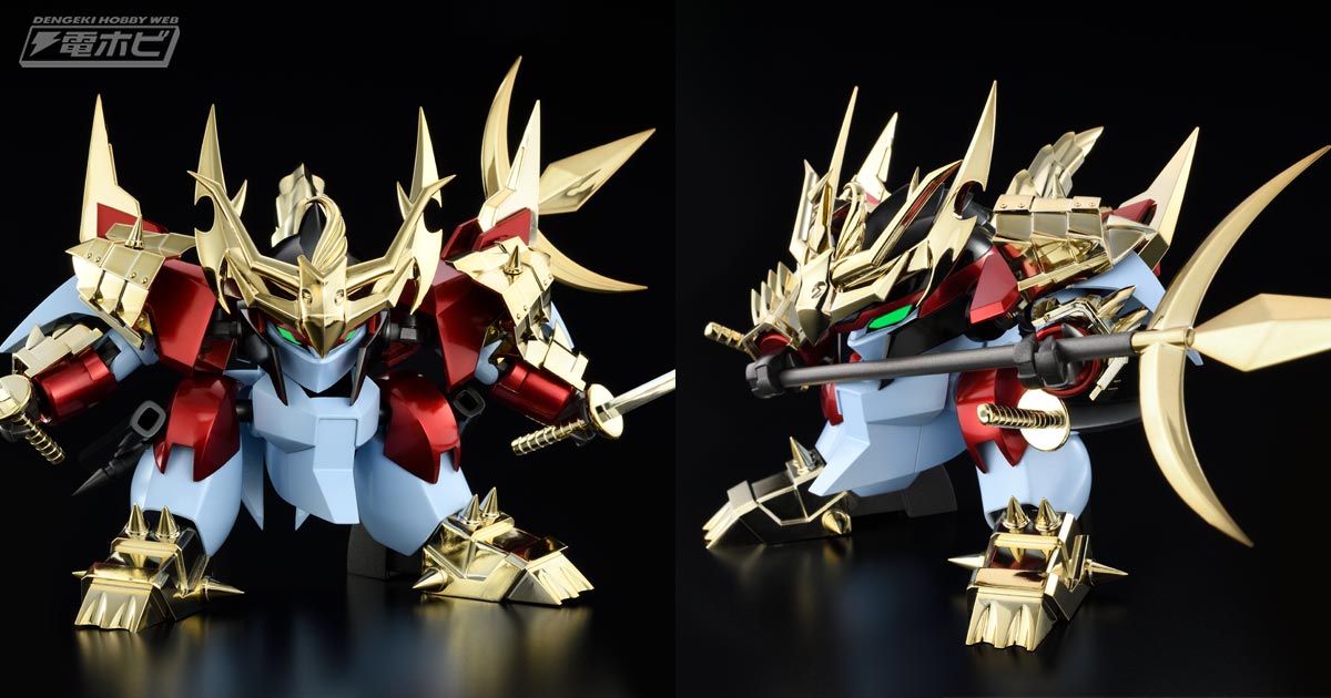 真魔神英雄伝ワタル』ブラックメッキが施されたスペシャルプラモデル