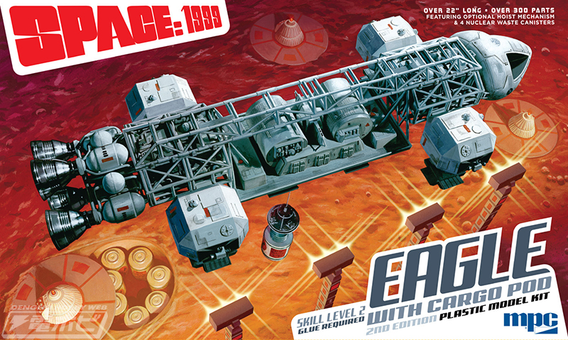 SFドラマ『スペース1999』の「イーグルトランスポーター」キットに貨物