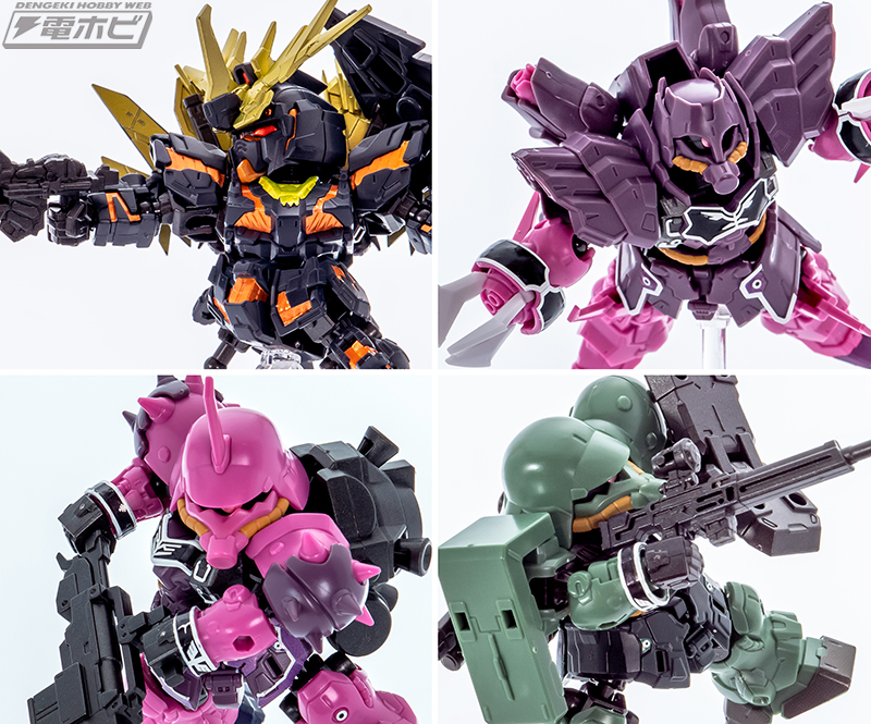 バンシィとローゼン・ズール、ギラ・ズール2種の『機動戦士ガンダムUC