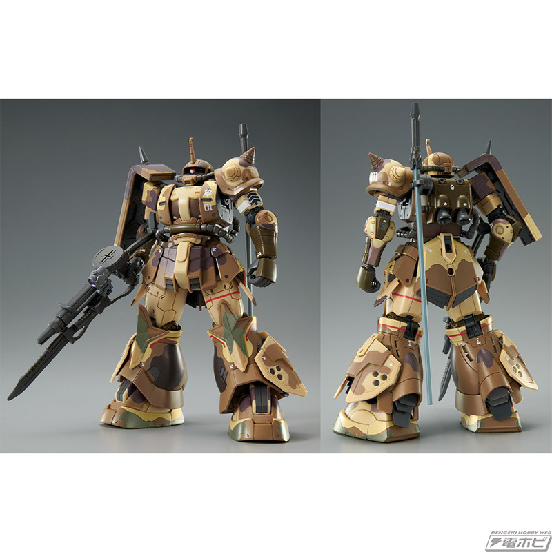 陸戦に特化した機体形状と武装類を再現！ガンプラ「HG 高機動型ザク