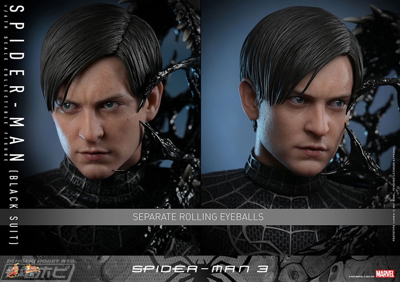 スパイダーマン3』ブラックスーツのスパイダーマンをホットトイズが1/6