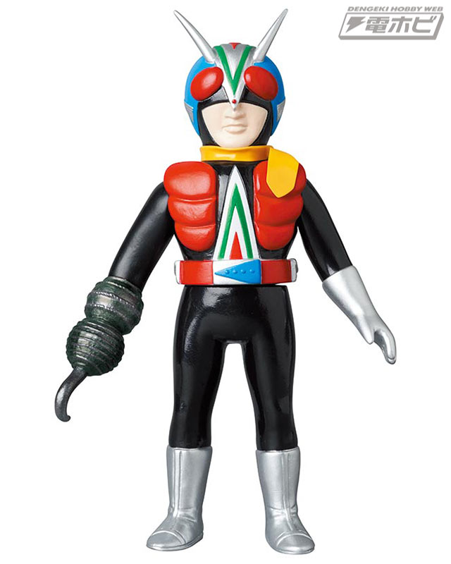 東映レトロソフビコレクションのミドルサイズシリーズに、『仮面