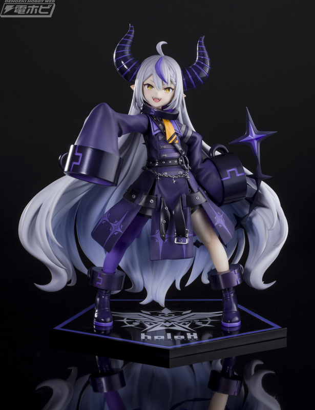 ホロライブ』ラプラス・ダークネスの1/6スケールフィギュアを撮り
