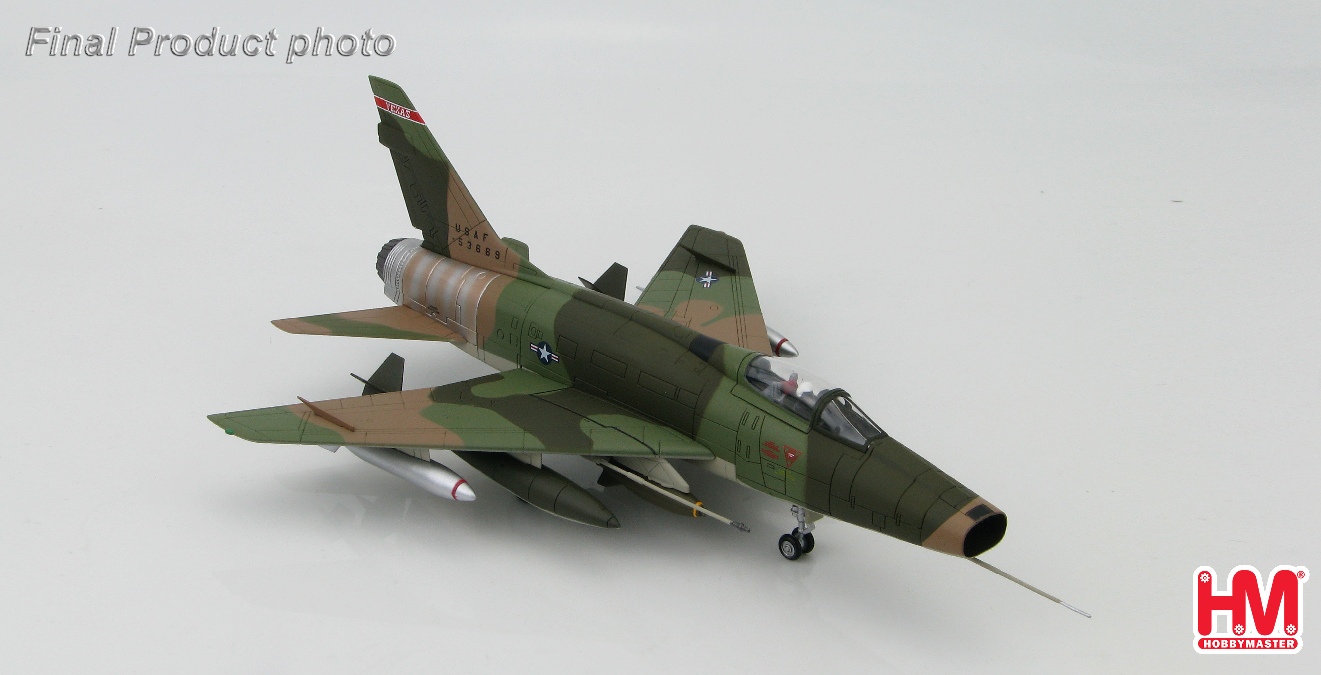 F-100D Super Sabre 0-53669, 182nd TFS, Texas ANG