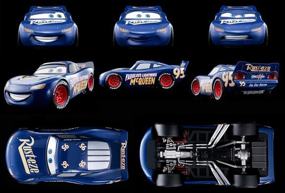超合金 Fabulous Lightning McQueen フィギュア 超合金 Cars Fabulous