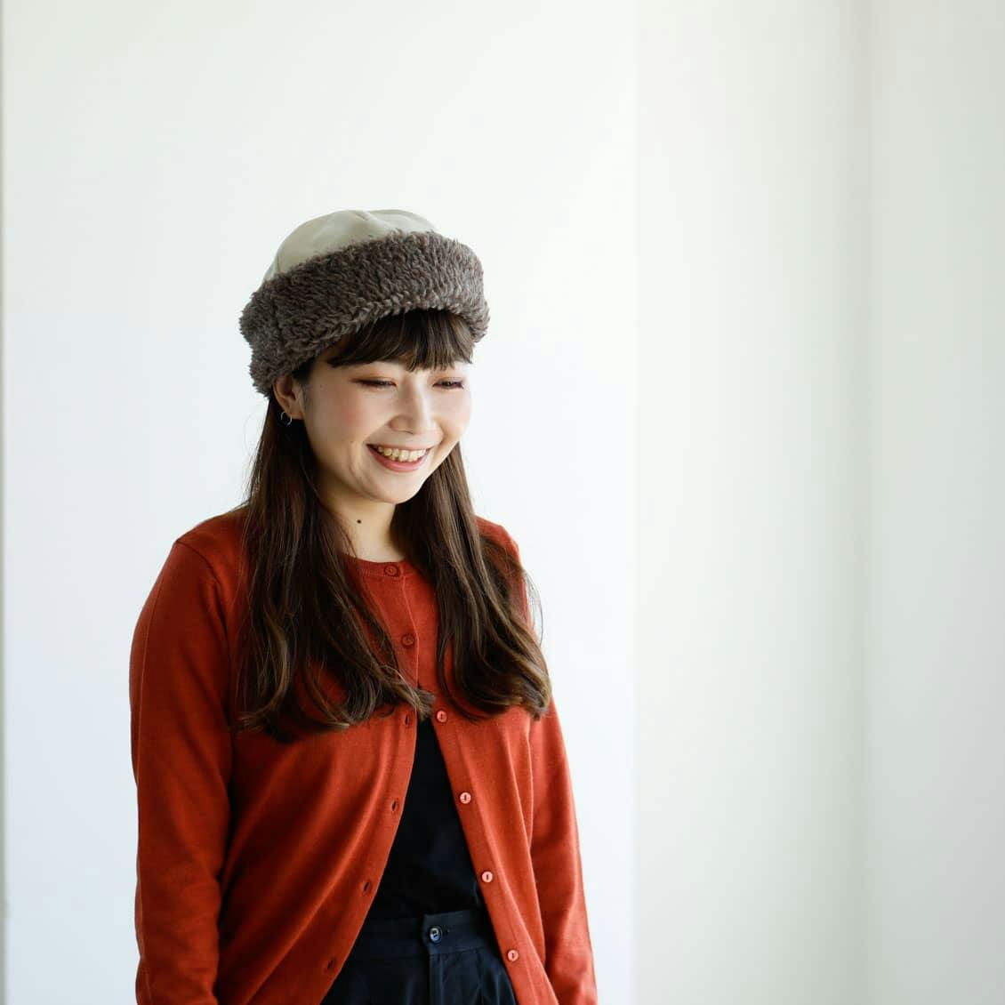 mature ha./マチュアーハ knit cap linen silk（全2色） [帽子(ニット