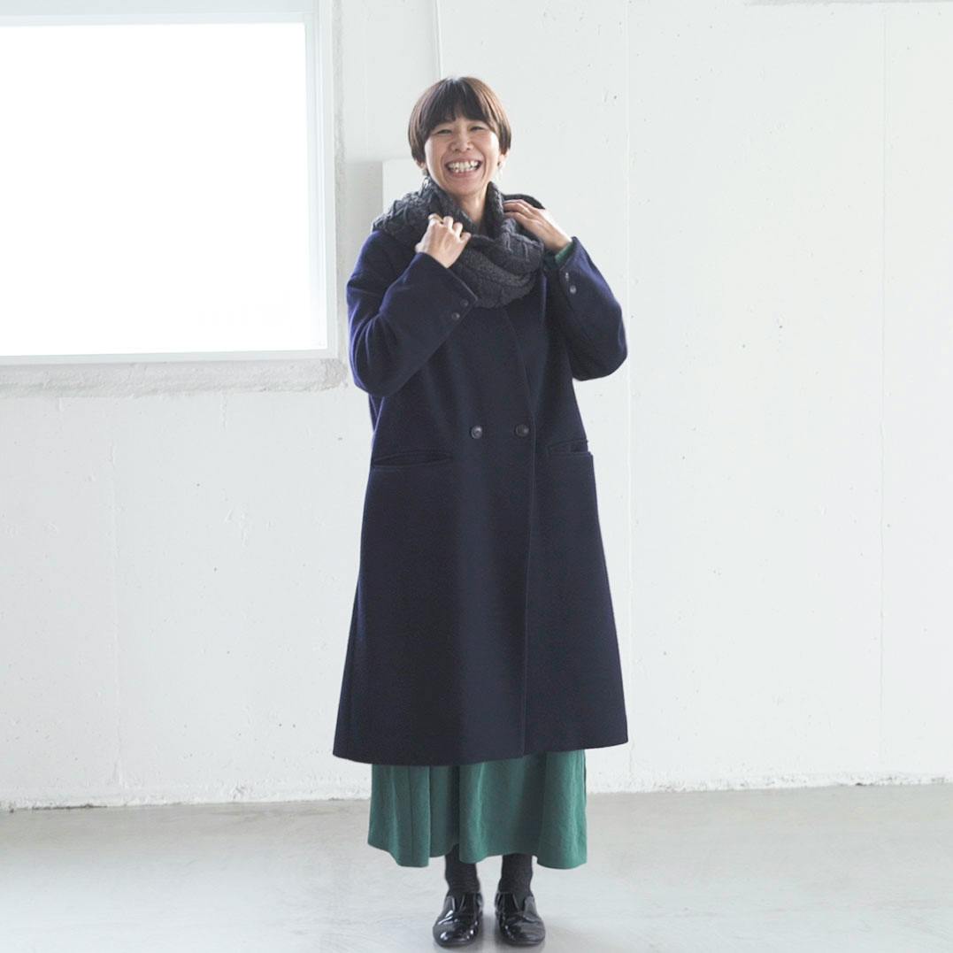 北欧、暮らしの道具店 チェスターコート ネイビー 北欧暮らしの道具店