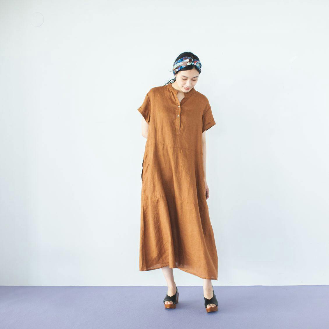 新商品】fog linen work とつくった、大人が着たいリネンワンピースが