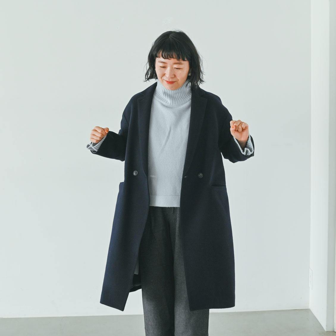 着用レビュー】定番の「チェスターコート」を身長別に4名のスタッフが