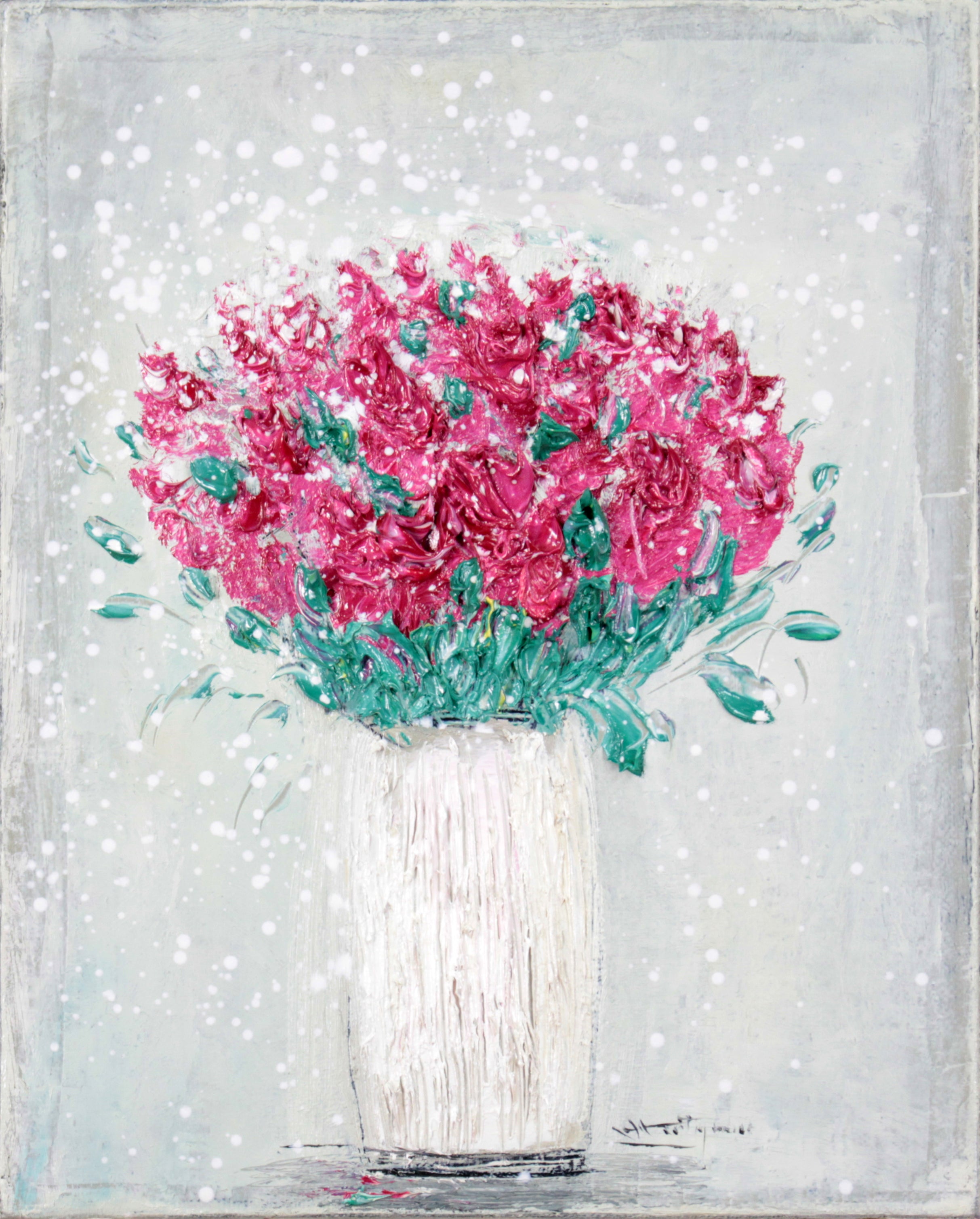 真作】山口玲煕/蓬莱山図/山水図/祝事山水図/横物/掛軸/名家伝来AD-667