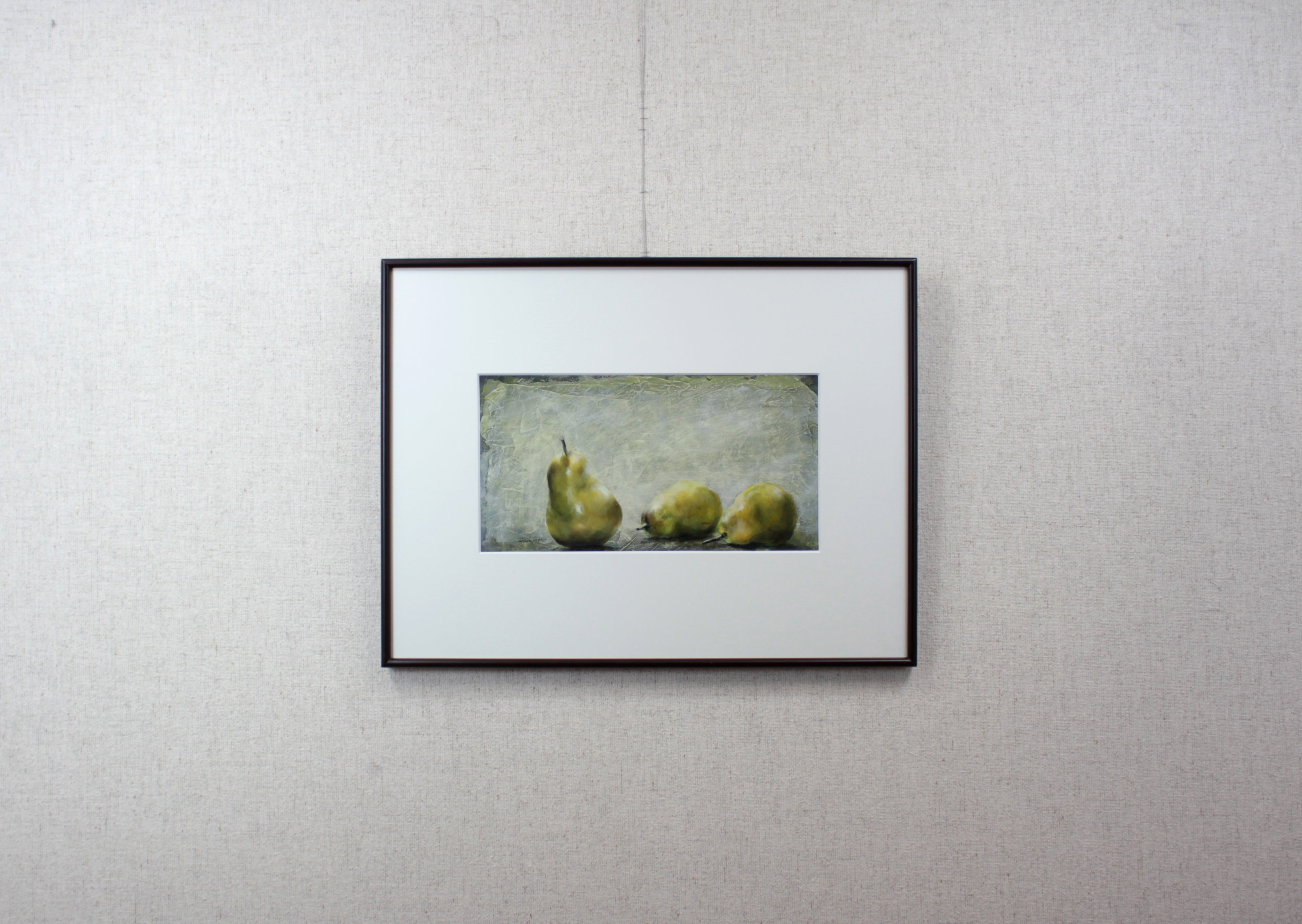 藤井高志 『洋なし』 油彩画 - 北海道画廊