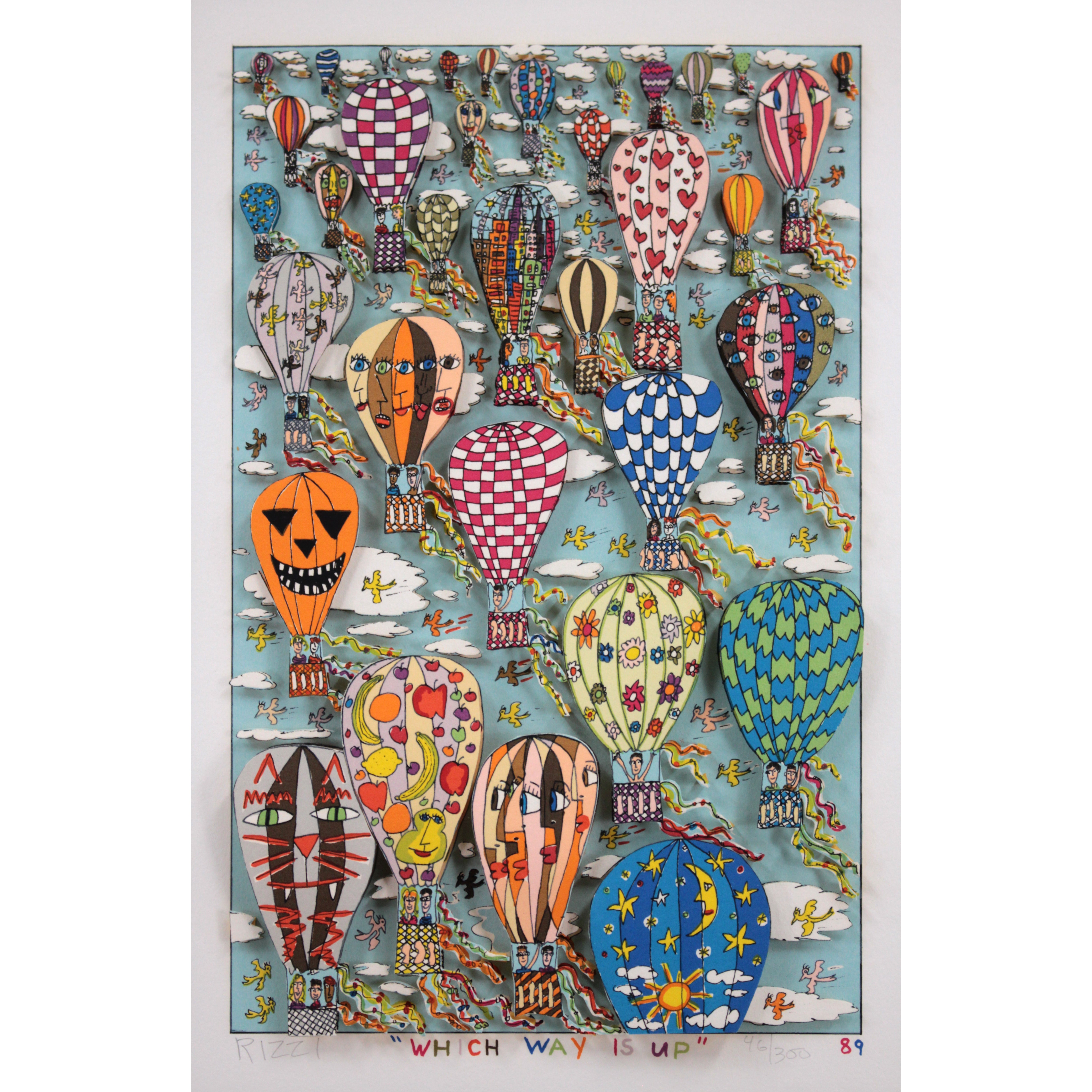ジェームス・リジィ 『Which way is up』 シルクスクリーン - 北海道画廊