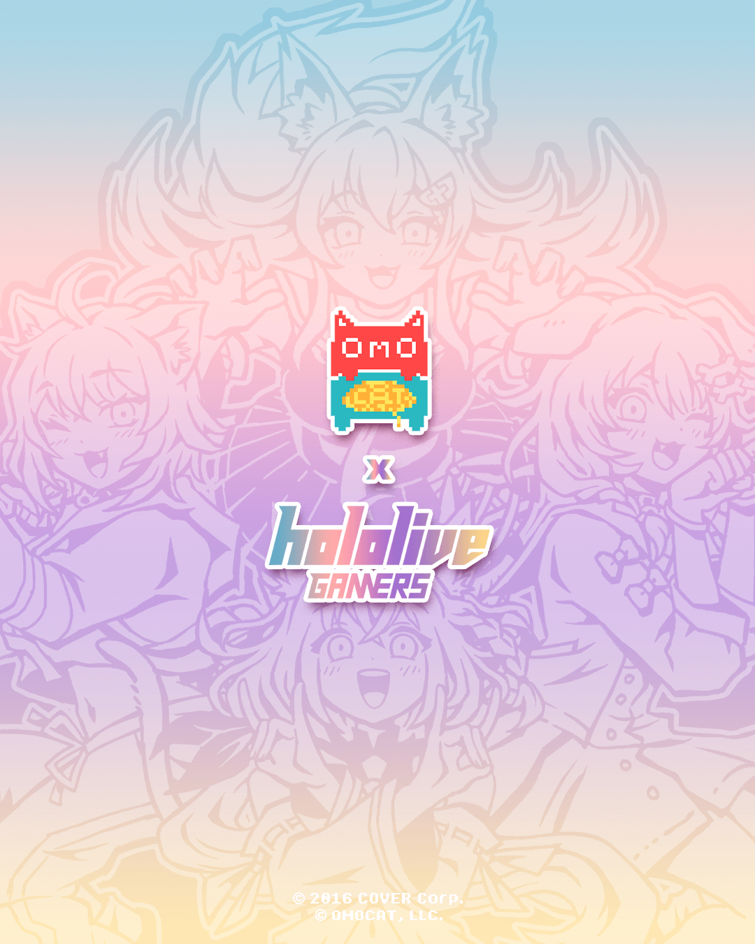 ホロライブゲーマーズ×OMOCATのコラボコレクションが本日発売