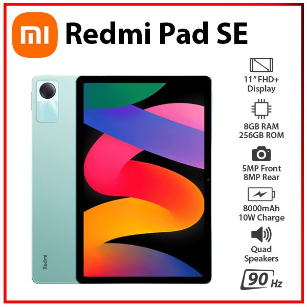 Wi-Fi)Xiaomi Redmi Pad SE 8GB+256GBGB GREEN Octa Core Android PC