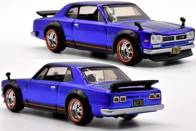 1972 SKYLINE HT 2000GT-R レッドミニカー 3台セット 1972 SKYLINE HT
