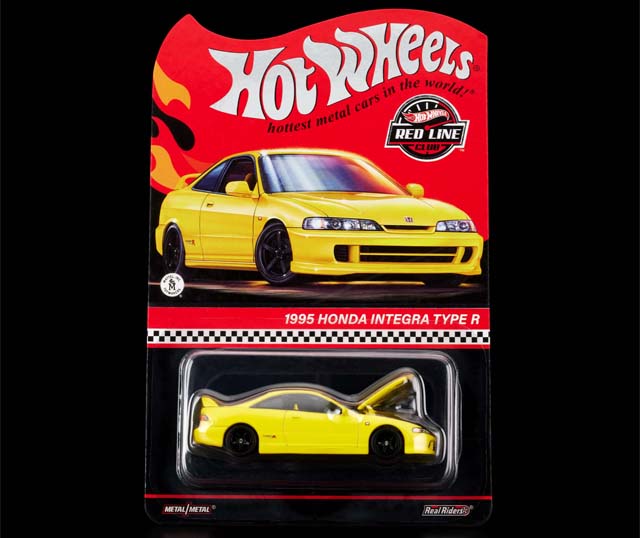 HWCにてRLC限定の1995 HONDA INTEGRA TYPE R フェニックスイエロー