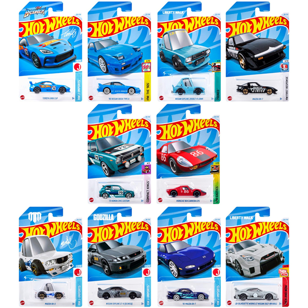 ホットウィール 引退 大量 ベーシック 日本車多数